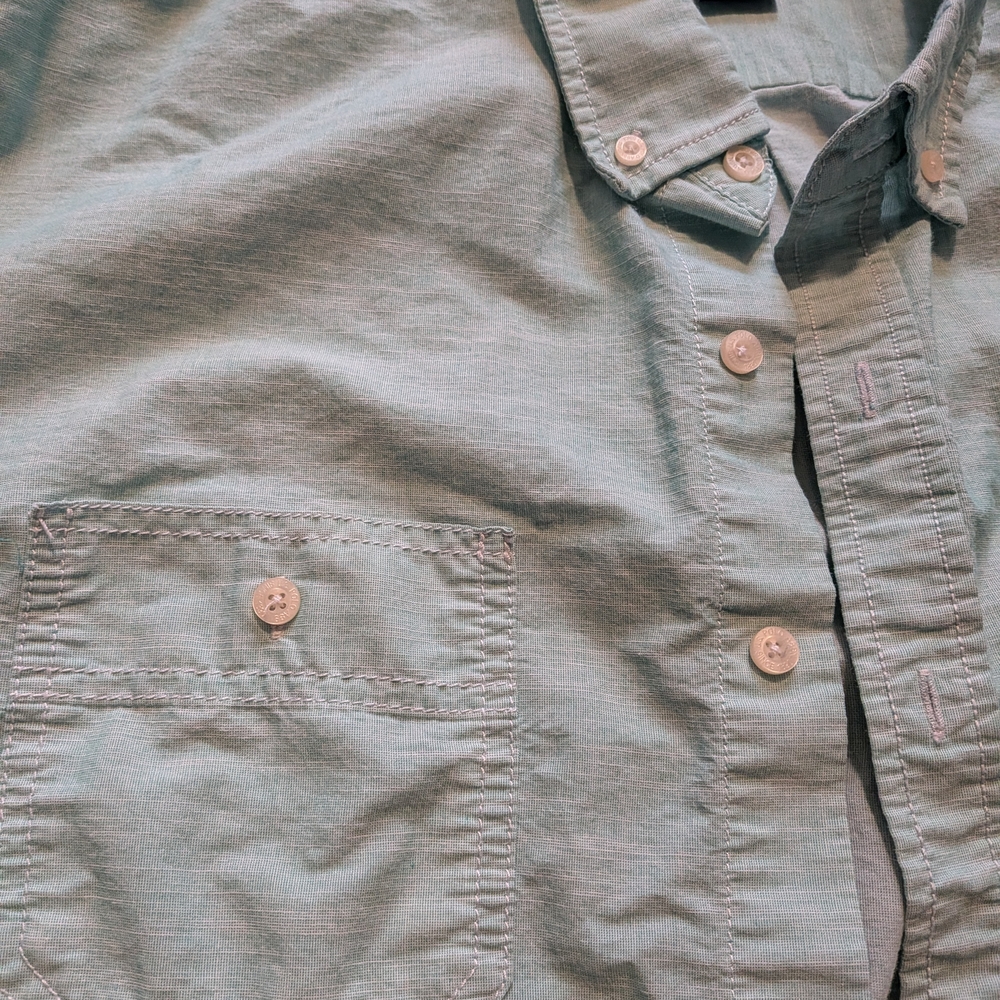 U.S. Polo Assn. Men's Light Green/Mint Shirt XXL - Picture 6 of 8
